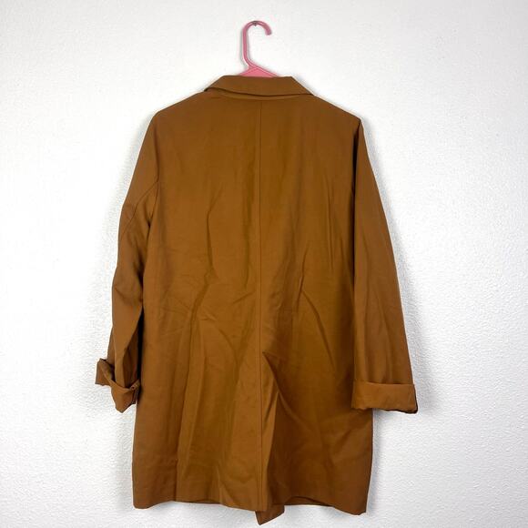 Elizabeth and James Oversized Double Breasted Blazer Jacket XXL Camel - Picture 3 of 7